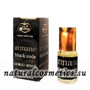 Духи Black Code Армани Блек Код Al Rayan 3 мл Духи Black Code Армани Блек Код Al Rayan 3 мл