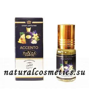 Масляные духи Accento Соспиро Акценто Ravza Parfum 3 мл Духи Accento
