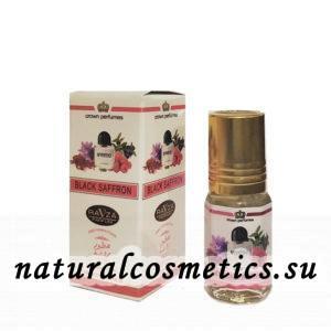 Масляные духи Black Saffron Черный Шафран Ravza 3мл Духи Black Saffron