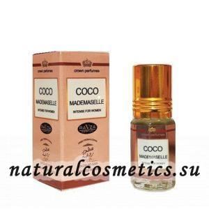 Масляные духи Coco Mademaselle Intense Шанель Коко Мадмуазель Интенс Ravza 3 мл Духи Mademaselle Intense