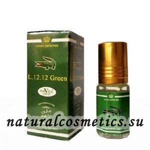 Мужские духи L 12.12 Green Лакост Грин Ravza 3мл духи L 12.12 Green