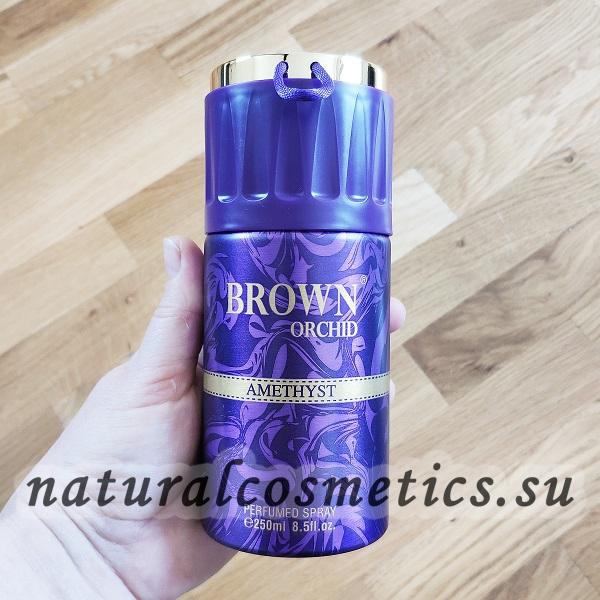 Женский дезодорант Brown Orchid Amethyst Аметист Fragrance 250мл Женский дезодорант Brown Orchid Amethyst Аметист Fragrance 250мл