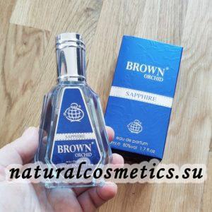 Парфюм Brown Orchid Sapphire Сапфир Fragrance World 50 мл Парфюм Brown Orchid Sapphire Сапфир Fragrance World 50 мл
