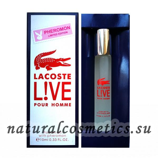 Мужские духи с феромонами копия Lacoste Live Pour Homme 10 мл Мужские духи с феромонами копия Lacoste Live Pour Homme 10 мл