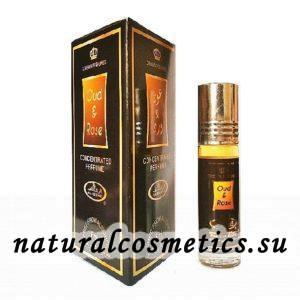 Масляные духи Oud & Rose Уд и Роза Al Rehab 6 мл Масляные духи Oud & Rose Уд и Роза Al Rehab 6 мл
