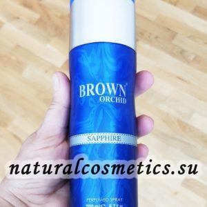 Дезодорант Brown Orchid Sapphire Коричневая Орхидея Сапфир Fragrance 200 мл Дезодорант Brown Orchid Sapphire Коричневая Орхидея Сапфир Fragrance 200 мл
